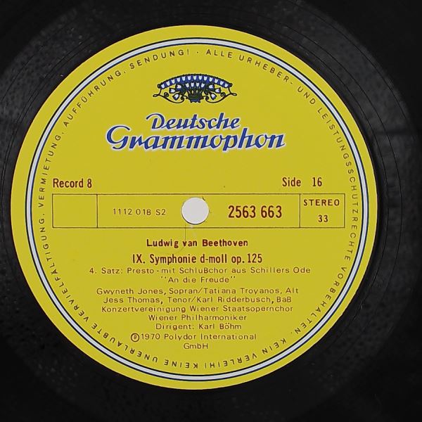 Wiener Philharmoniker (dir. Bohm K.) — Beethoven - 9 Symphonien (Beethoven Edition 1970)