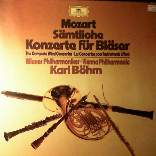 Wiener Philharmoniker (dir. Bohm K.) — Mozart - Samtliche Konzerte Fur Blaser (The Complete Wind Concertos / Les Concertos Pour Instruments a Vent)