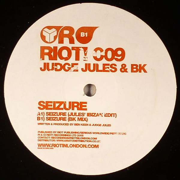 Judge Jules & BK — Seizure