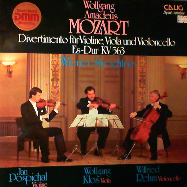 Wiener Streichtrio (Pospichal, Klos, Rehm) — Mozart - Divertimento Fur Violine, Viola Und Violoncell in Es-dur KV 563