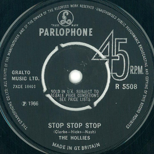 The Hollies — Stop Stop Stop