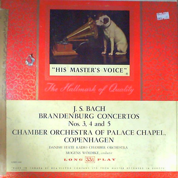 Woldike Mogens (con.) — J.S.Bach: Brandenburg concertos nos.3, 4 and 5