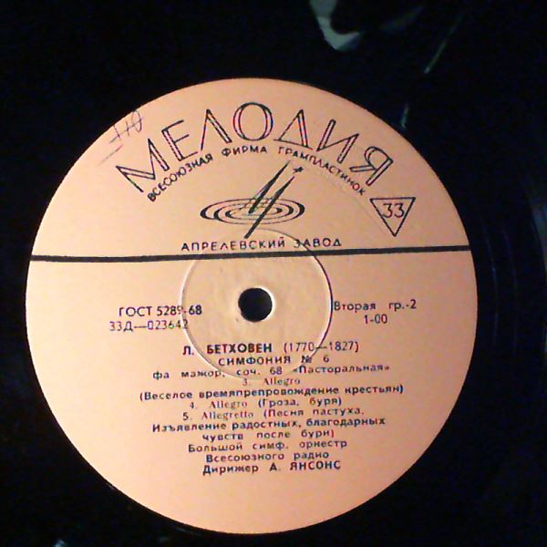 Yansons A. (dir) — Beethoven - Symphony No 6