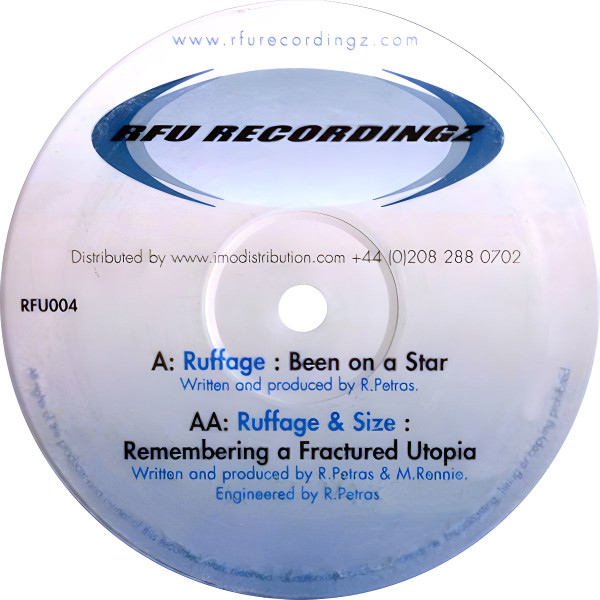 DJ Ruffage & Size (2) — Been On A Star / Remembering A Fractured Utopia