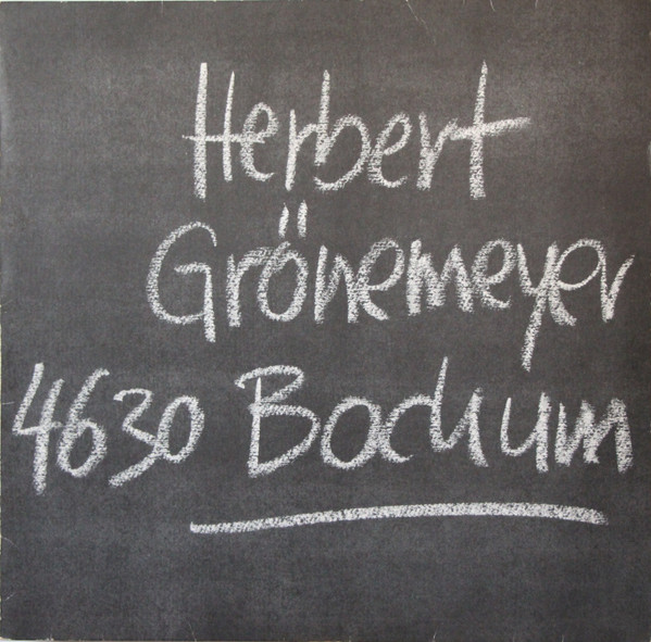 Herbert Grönemeyer — 4630 Bochum