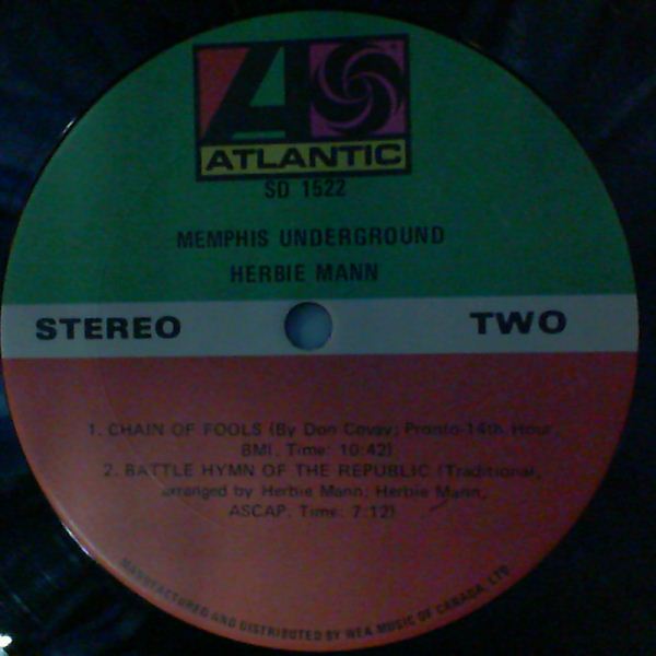 Herbie Mann — Memphis Underground