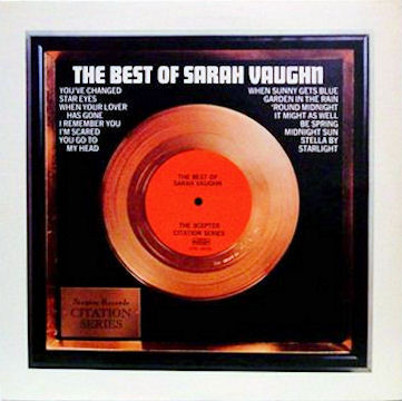 Sarah Vaughan — The Best Of Sarah Vaughn