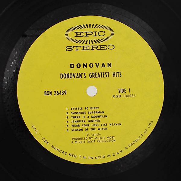 Donovan — Donovan's Greatest Hits