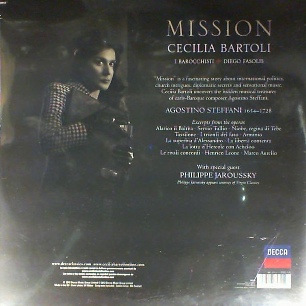 Bartoli Cecilia / Fasolis Diego — "Mission" (Excerpts from the operas)