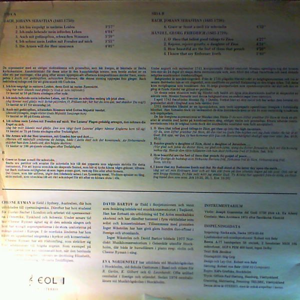 Bartov D./Nordenfelt E./Ryman C. — Bach/Handel