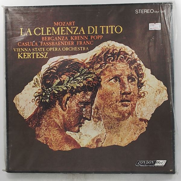 Berganza/Krenn/Popp/Casula/Franc/Fassbaender/Vienna State Opera And Chorus (cond. Kertesz I.) — Mozart - La Clemenza Di Tito (Моцарт)