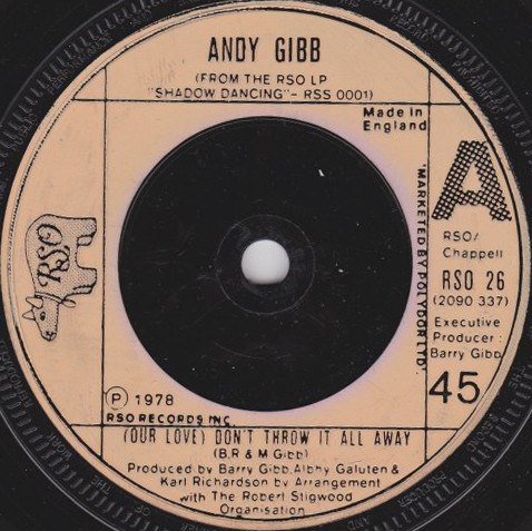 Andy Gibb — (Our Love) Don't Throw It All Away 