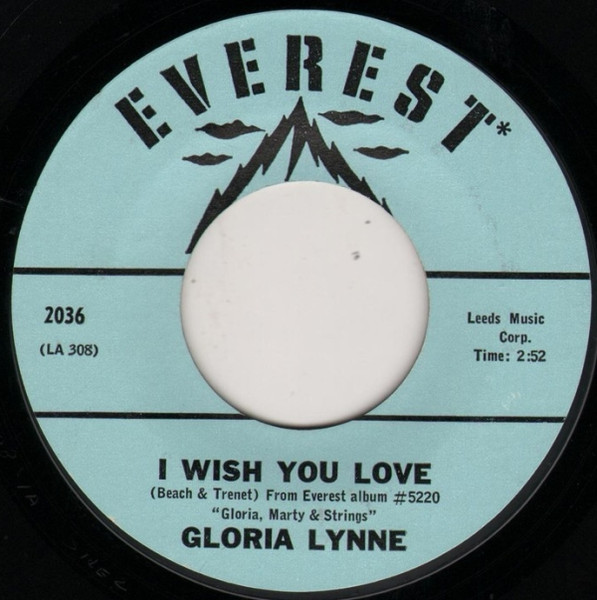 Gloria Lynne — I Wish You Love / Through A Long And Sleepless Night