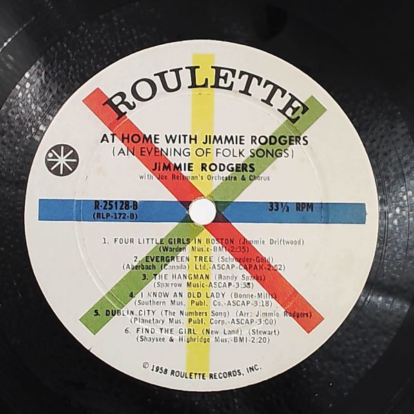 Rodgers Jimmie — At Home With Rodgers Jimmie - An Evening Of Folk Songs