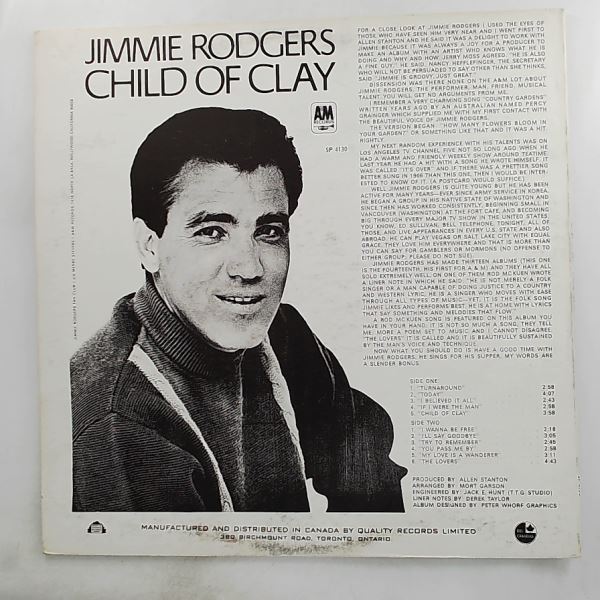Rodgers Jimmie — Child Of Clay