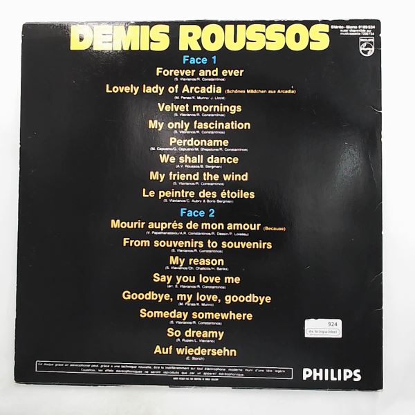 Roussos Demis — Mes Succes