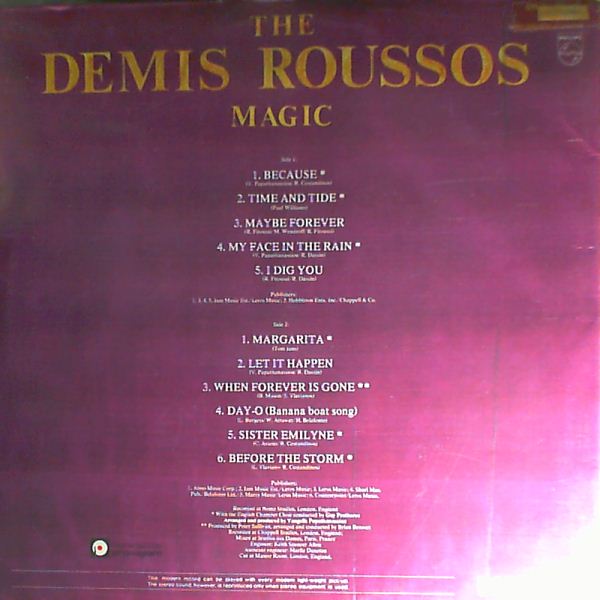 Roussos Demis — Roussos Demis Magic