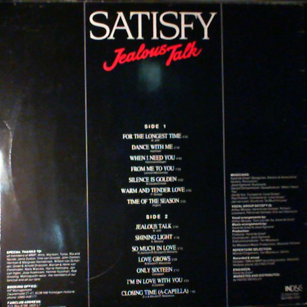Satisfy — Jealous Talk