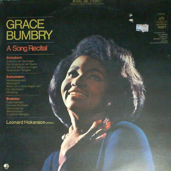 Bumbry grace — A Song Recital