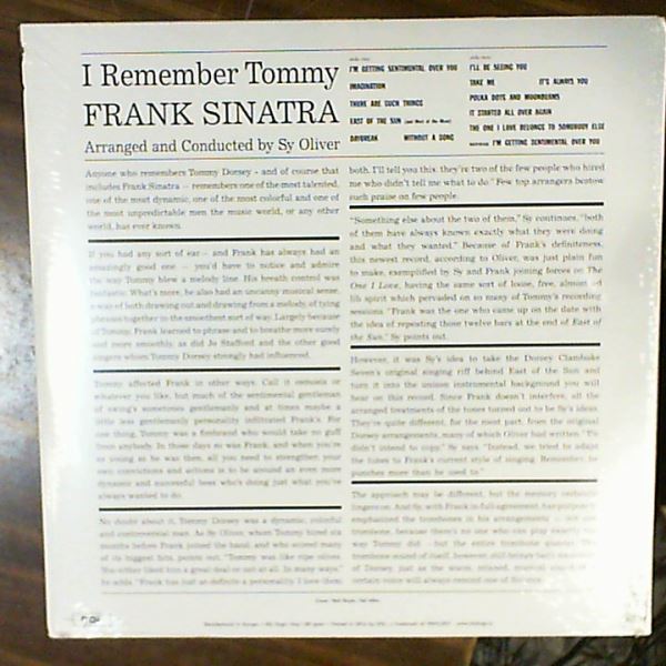Sinatra Frank — I Remember Tommy