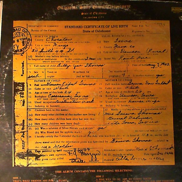 Thomas B.J. — Billy Joe Thomas