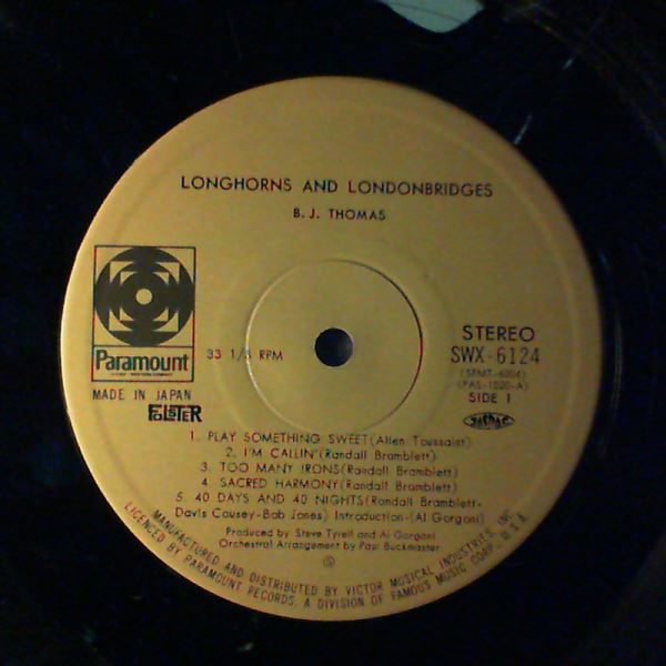 Thomas B.J. — Longhorns & Londonbridges