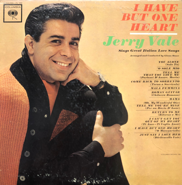 Vale Jerry — I Have But One Heart