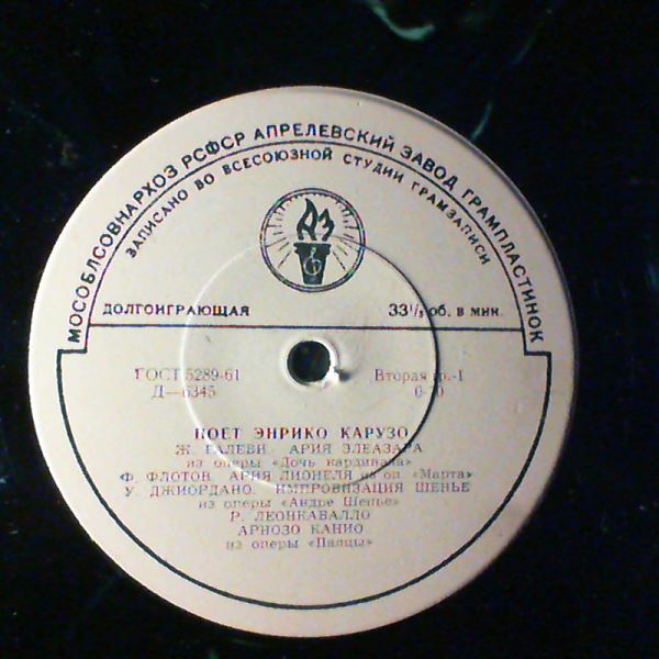 Caruso Enrico — Caruso Enrico Sings Halevy, Flotow, Giordano, Leoncavallo, Meyerbeer, Gomes A.C., Donizetti, Verdi