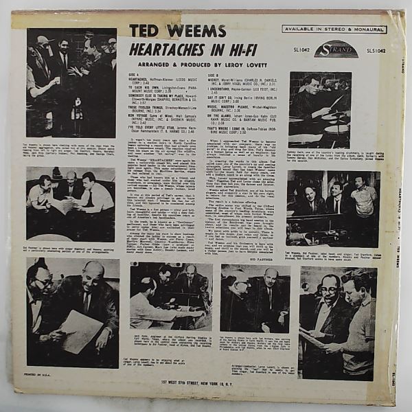 Weems Ted — Heartaches In Hi-Fi