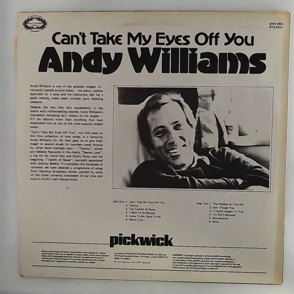 Williams Andy — Can't Take My Eyes Off You