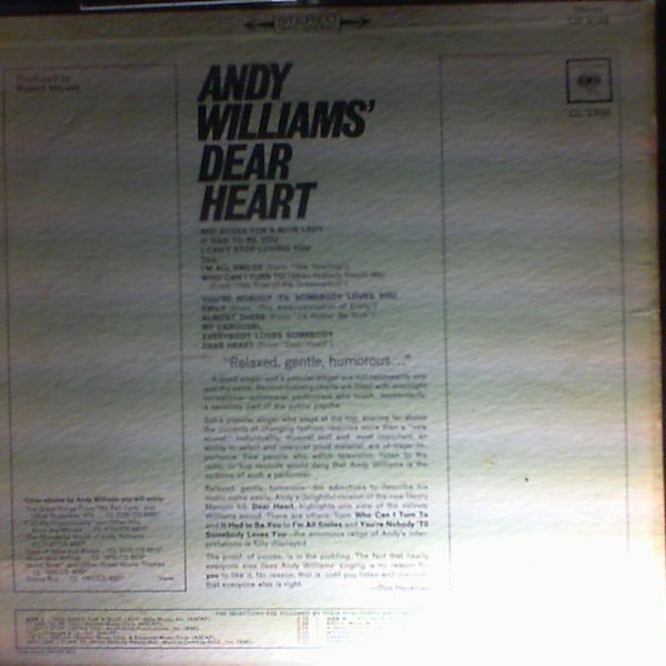 Williams Andy — Dear heart