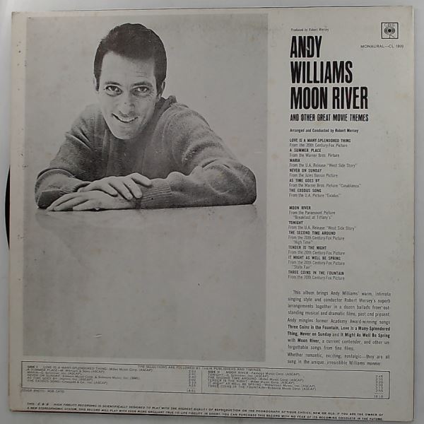Williams Andy — Moon River And Other Great Movie Themes