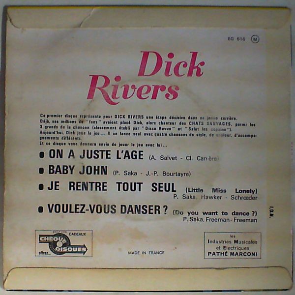 Rivers Dick — On A Juste L'age