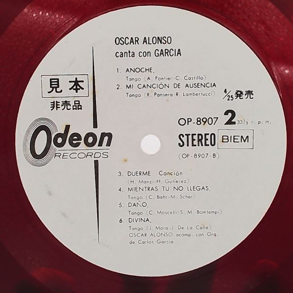 Alonso Oscar, Garcia C. — Alonso Oscar Canta Con Garcia C.
