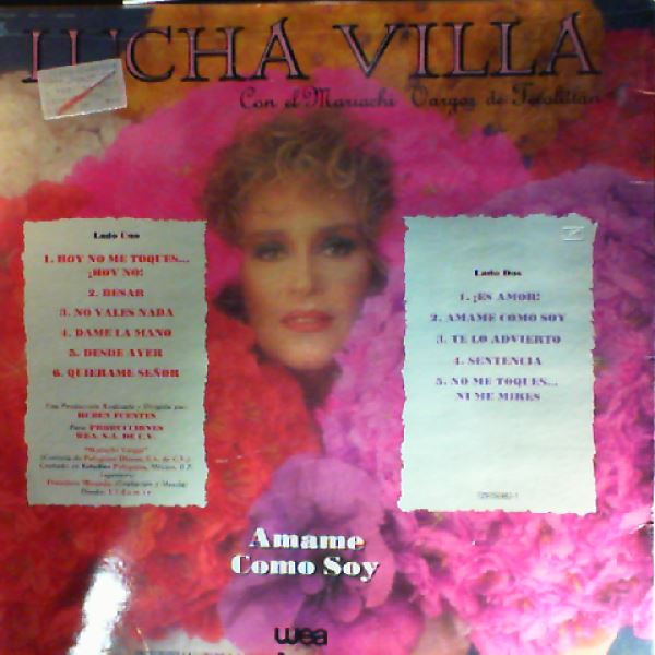 Amame Como Soy — Lucha Villa Con El Mariachi VargasDe Tecalitlan