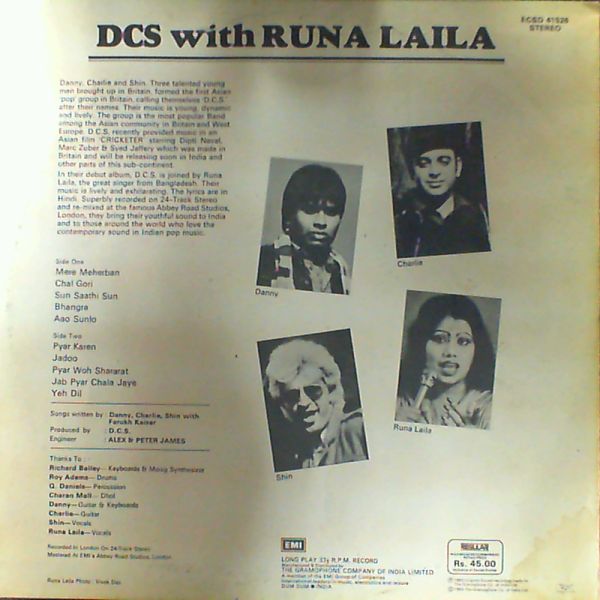 D.C.S. with Runa Laila — D.C.S. with Runa Laila