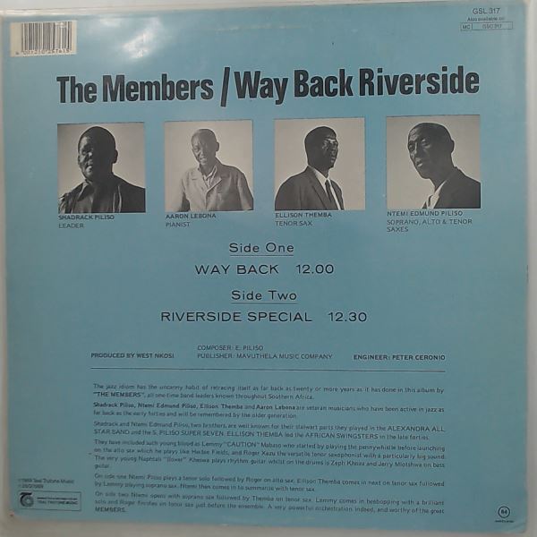 Members — Way Back Riverside (Riverside Special)