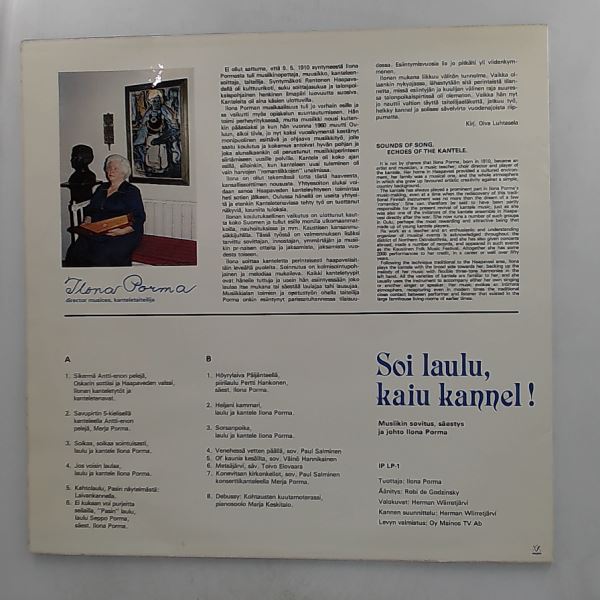 Porma Ilona — Soi Laulu, Kaiu Kannel! (1)