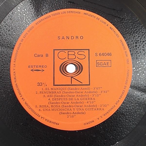 Sandro (Sanchez Roberto) — Sandro (Sanchez Roberto) (Sandro)