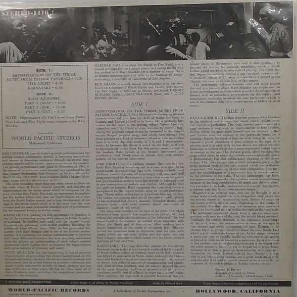 Shankar Ravi — Improvisations & Theme From Pather Panchali