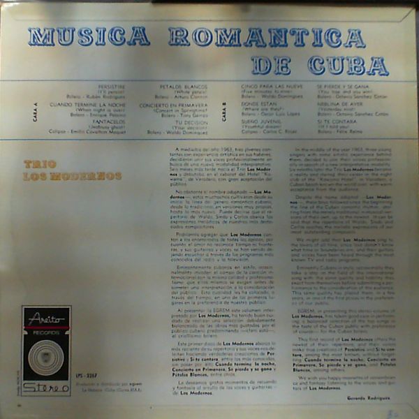 Trio Los Modernos — Musica romantica de Cuba