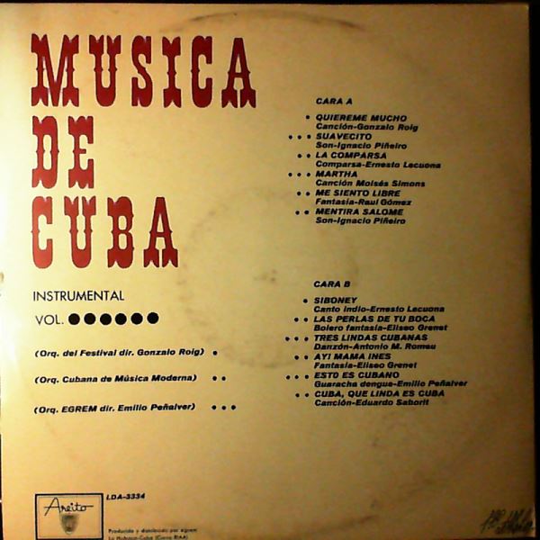 Various Artists — Musica De Cuba Vol. 6