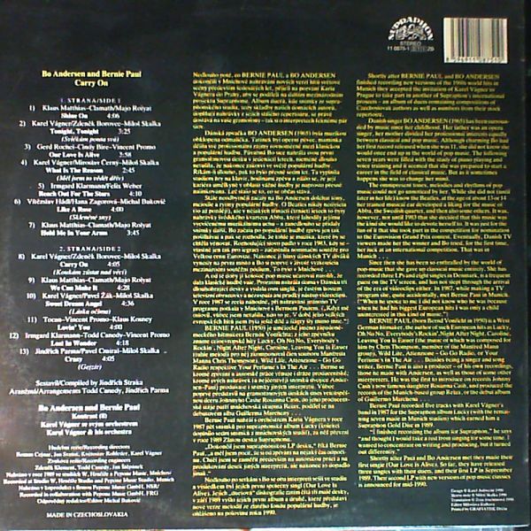 Bo Andersen / Bernie Paul — Carry On