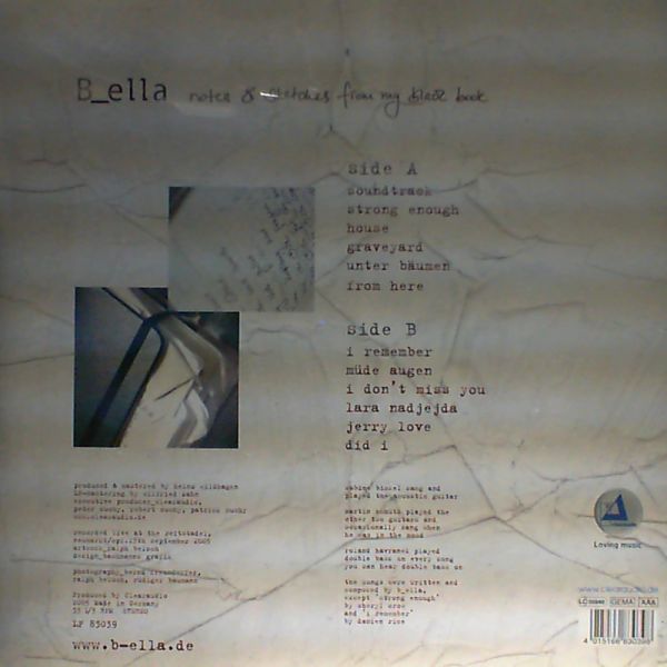 B_ella (B ella) — Notes & Sketches... (Notes & Sketches From My Black Book)