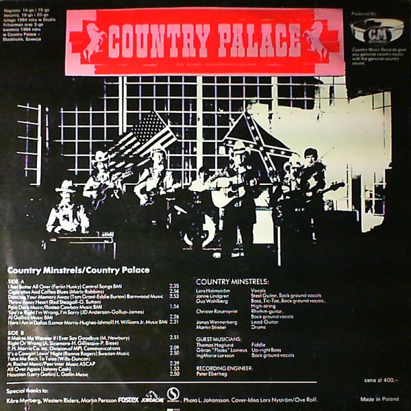 Country Minstrels — Country Palace