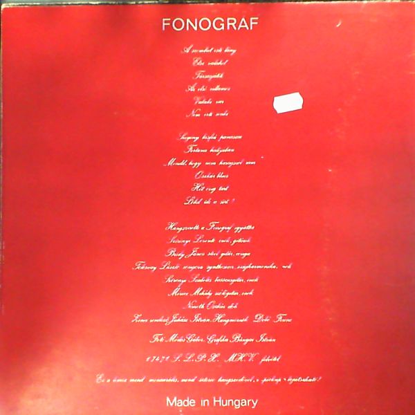 Fonograf — Fonograf