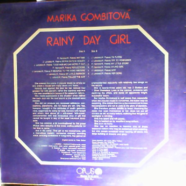 Gombitova Marika — Rainy Day Girl
