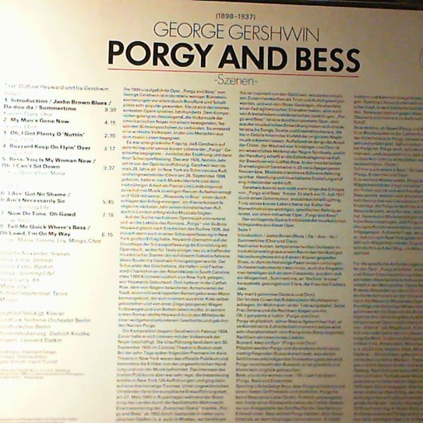 Estes Simon/ Alexander Roberta — George Gershwin - Porgy And Bess (Szenen)