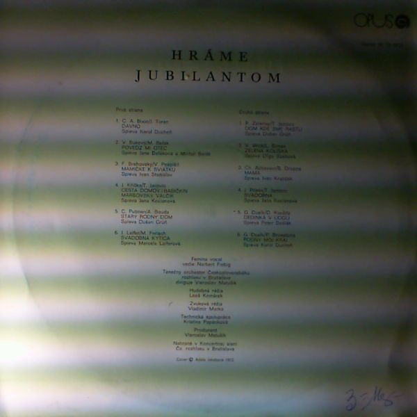 Jubilantom Hrame — Jubilantom Hrame