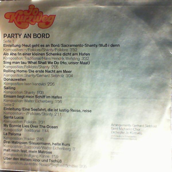 Kurzweg Jo — Party An Bord